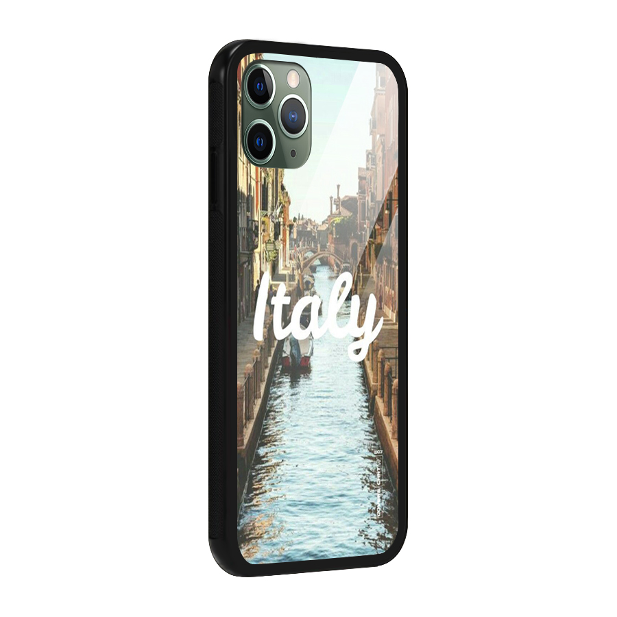 City Travel Glass Back Case for iPhone 11 Pro