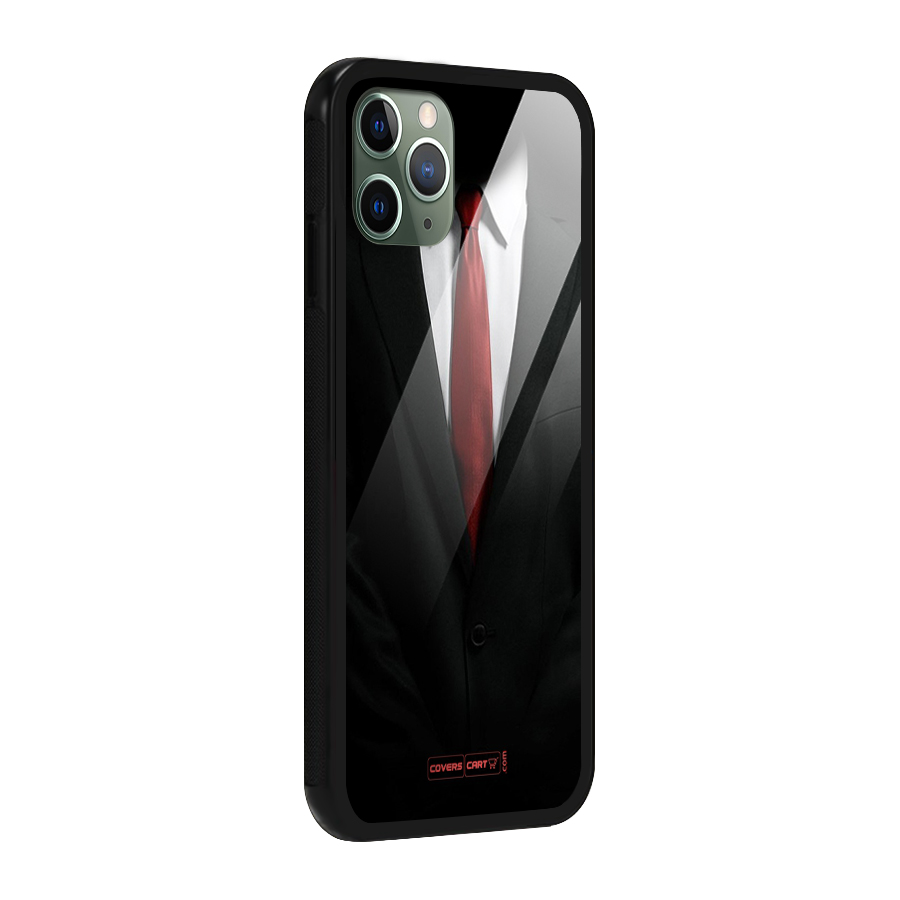 Classic Suit Glass Back Case for iPhone 11 Pro