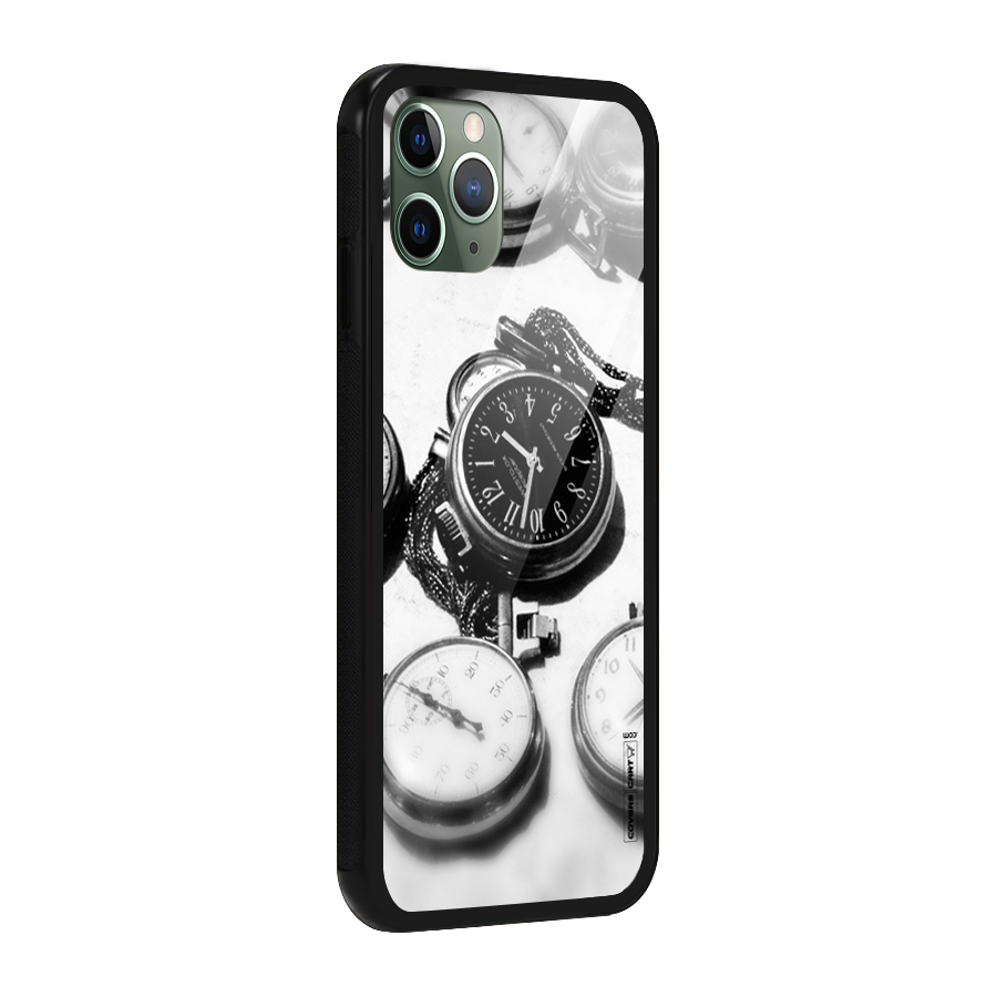 Clock Collection Glass Back Case for iPhone 11 Pro