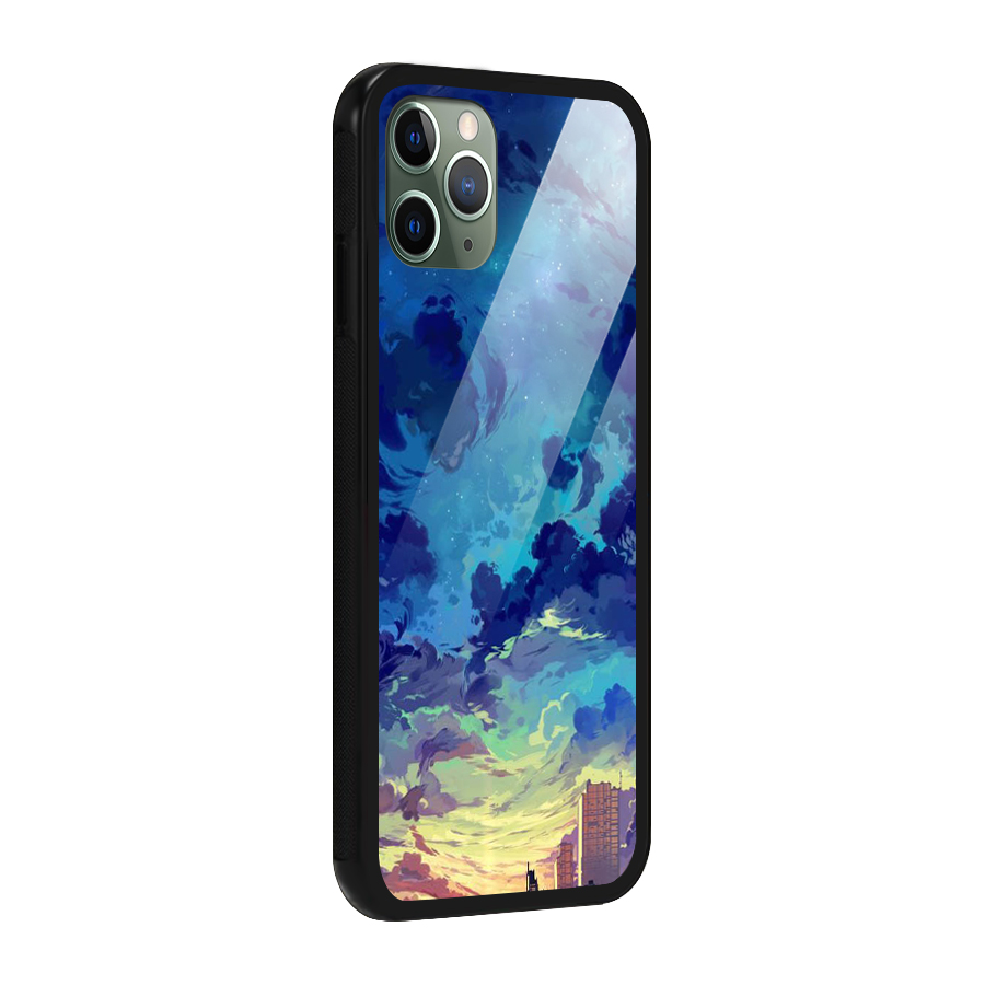 Cloud Art Glass Back Case for iPhone 11 Pro