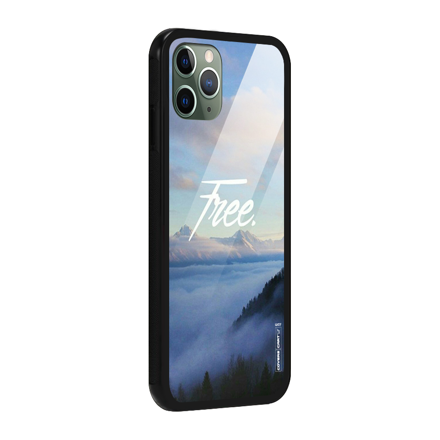 Cloudy Free Glass Back Case for iPhone 11 Pro