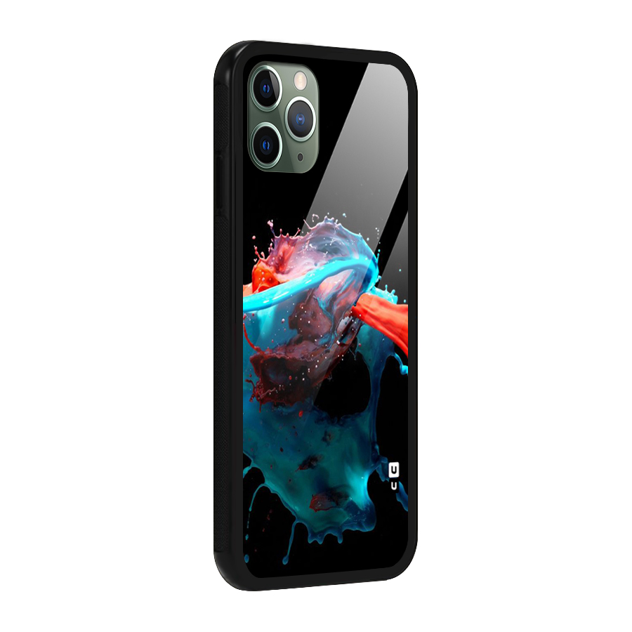 Colour War Glass Back Case for iPhone 11 Pro