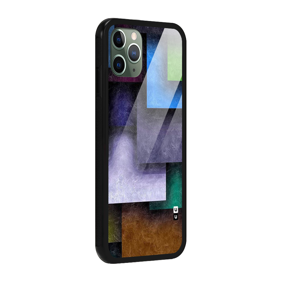 Concrete Squares Glass Back Case for iPhone 11 Pro