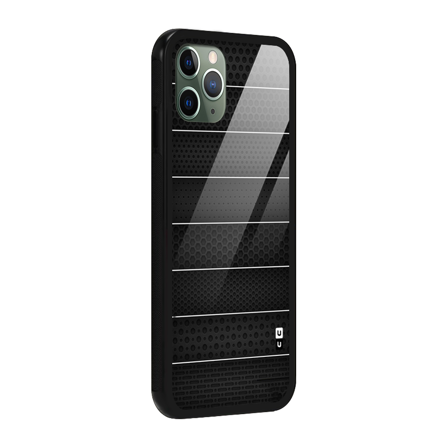 Concrete Stripes Glass Back Case for iPhone 11 Pro