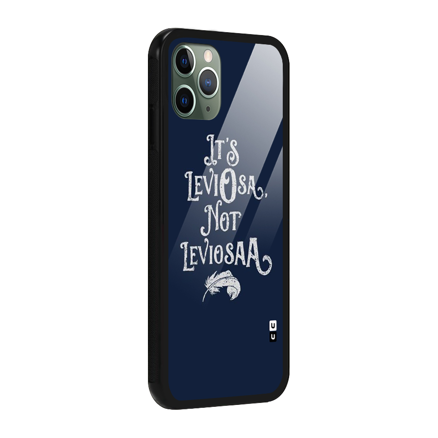Correction Feather Glass Back Case for iPhone 11 Pro