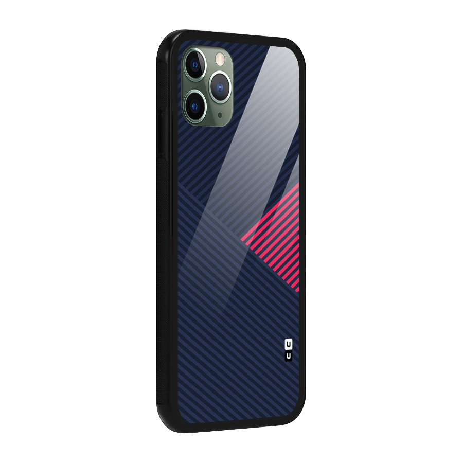 Criscros Stripes Glass Back Case for iPhone 11 Pro