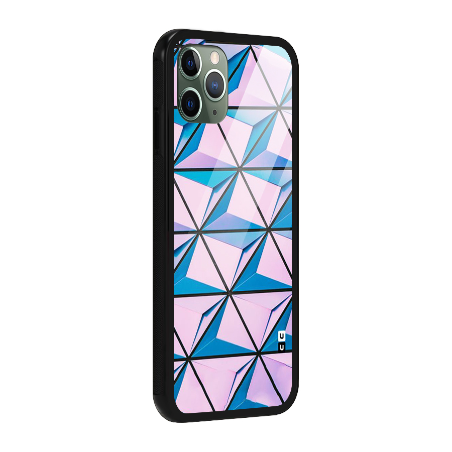 Crystal Abstract Glass Back Case for iPhone 11 Pro