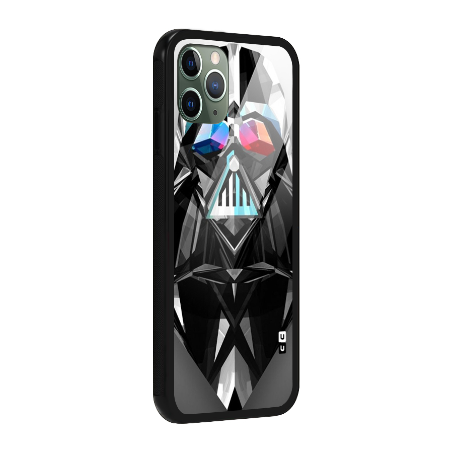 Crystal Robot Glass Back Case for iPhone 11 Pro