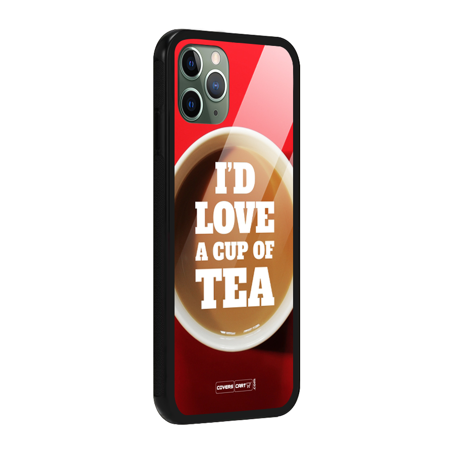 Cup of Tea Glass Back Case for iPhone 11 Pro