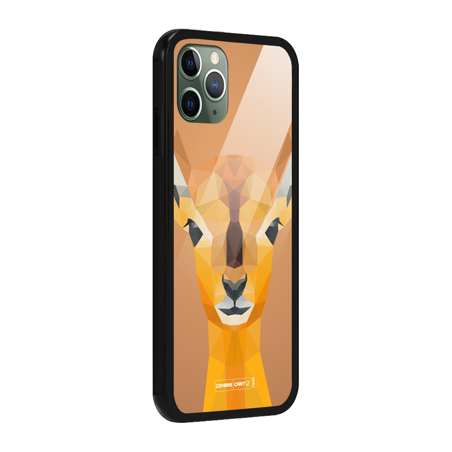Cute Deer Glass Back Case for iPhone 11 Pro