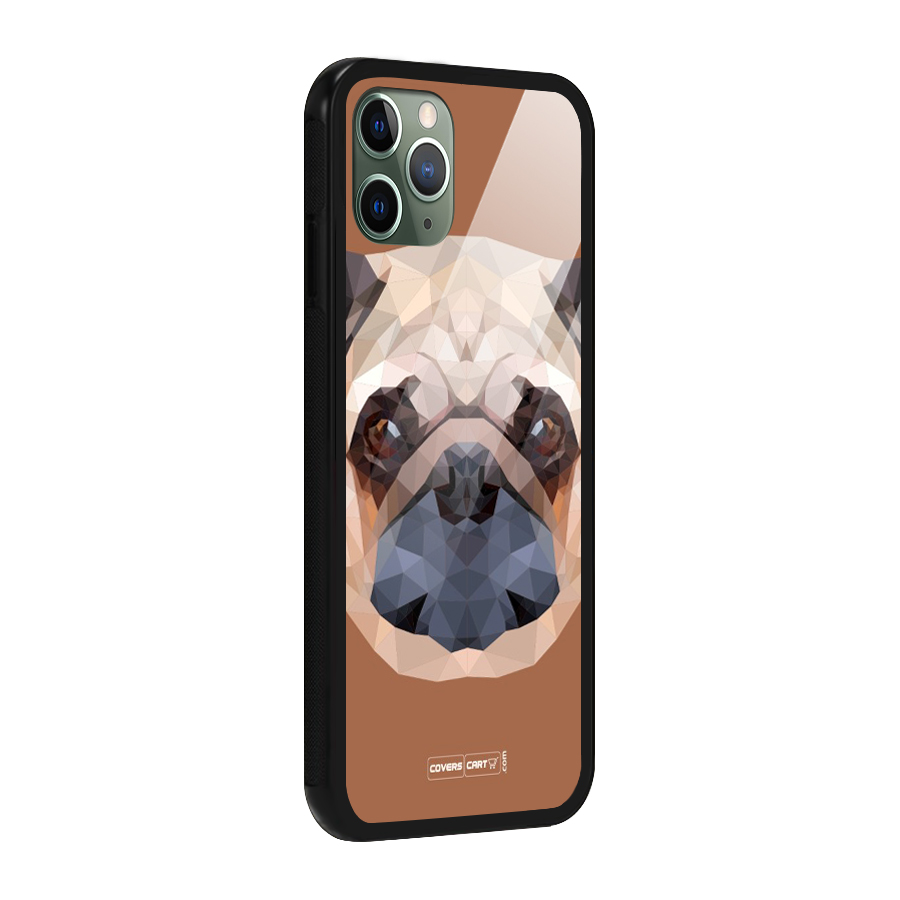 Cute Pug Glass Back Case for iPhone 11 Pro