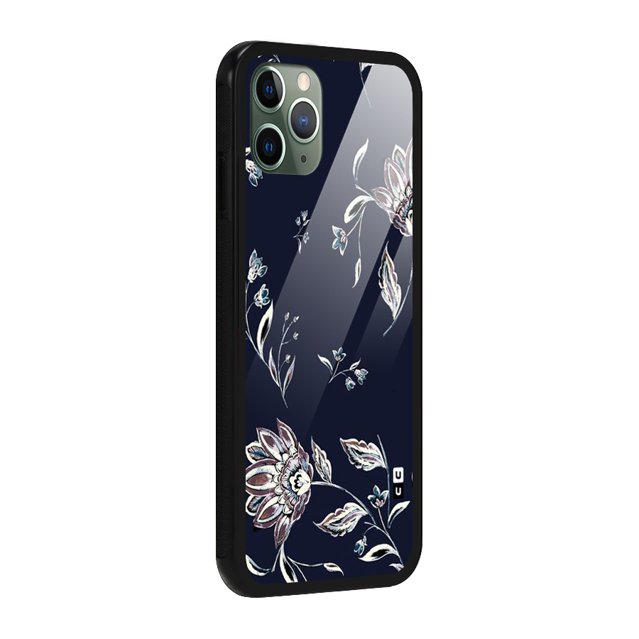 Dark Petals Glass Back Case for iPhone 11 Pro