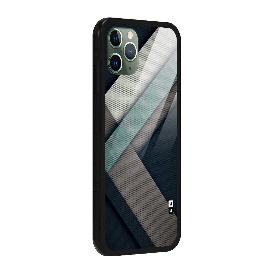 Dark Stripes Glass Back Case for iPhone 11 Pro