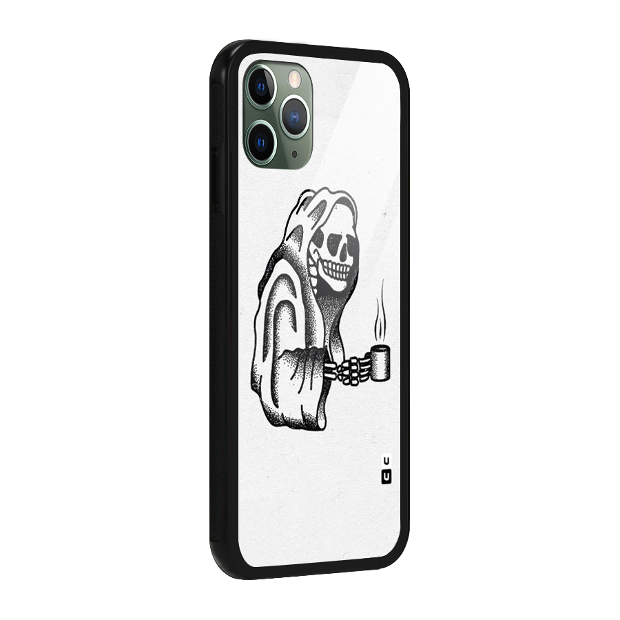 Dead But Coffee Glass Back Case for iPhone 11 Pro