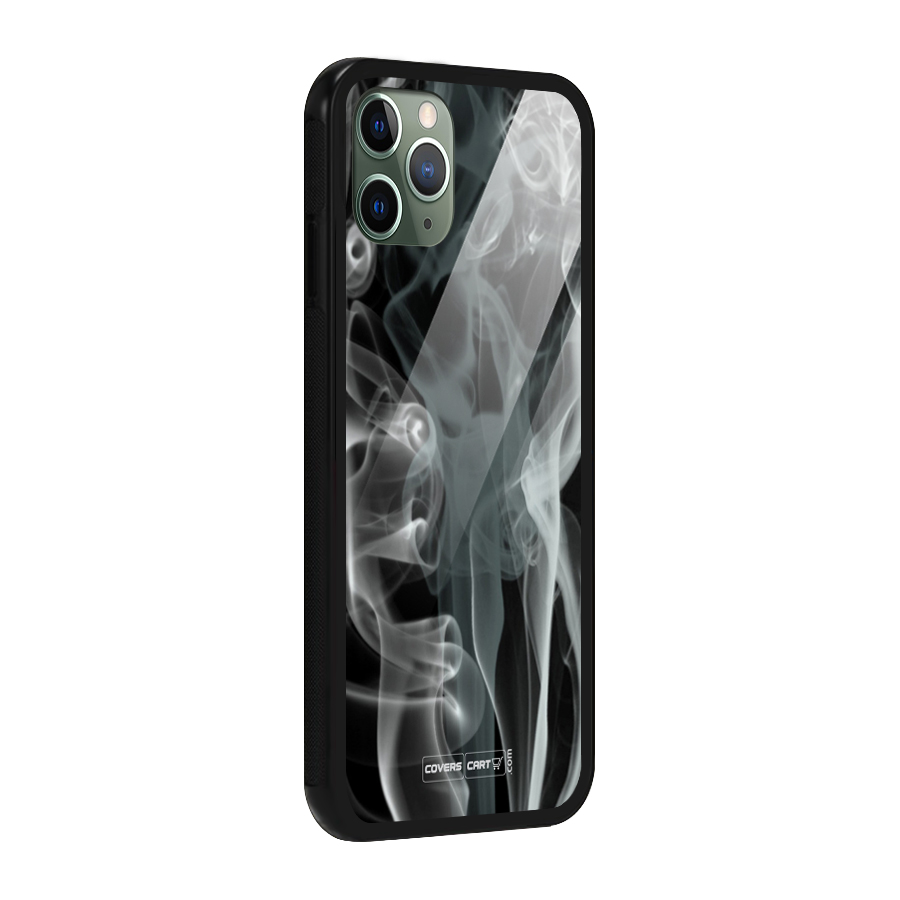 Dense Smoke Glass Back Case for iPhone 11 Pro