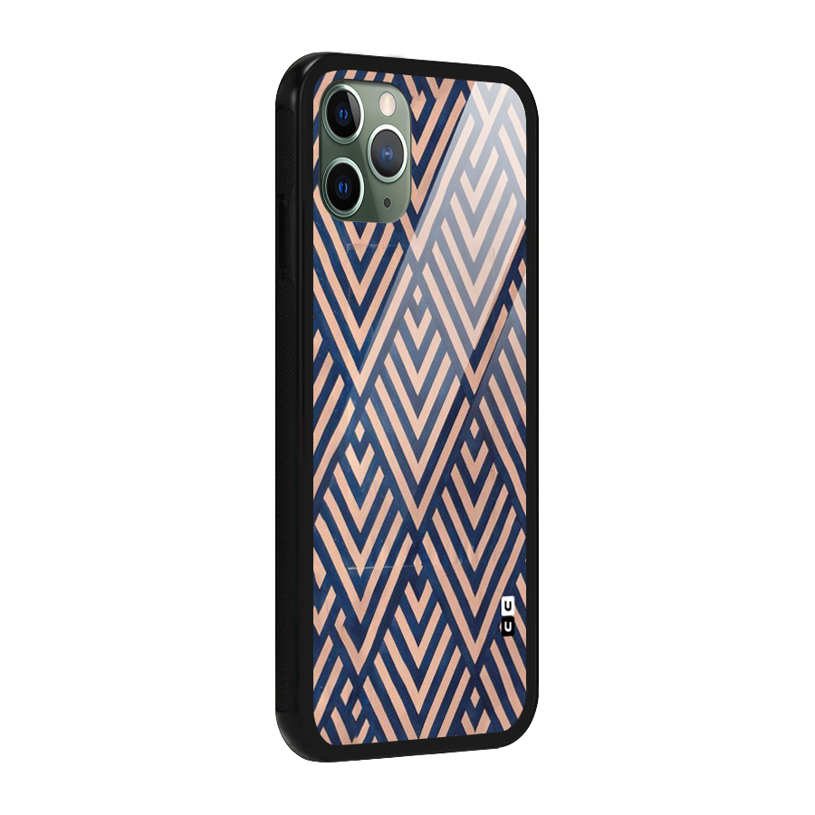 Diamond Blues Glass Back Case for iPhone 11 Pro