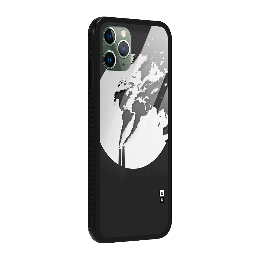 Disorted Design Black Glass Back Case for iPhone 11 Pro