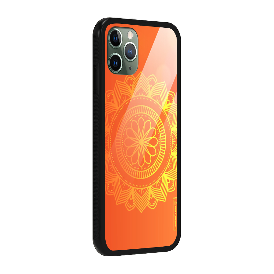 Diwali Rangoli Glass Back Case for iPhone 11 Pro