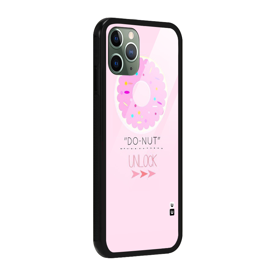 Do-Nut Unlock Glass Back Case for iPhone 11 Pro