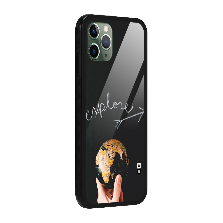 Explore World Glass Back Case for iPhone 11 Pro