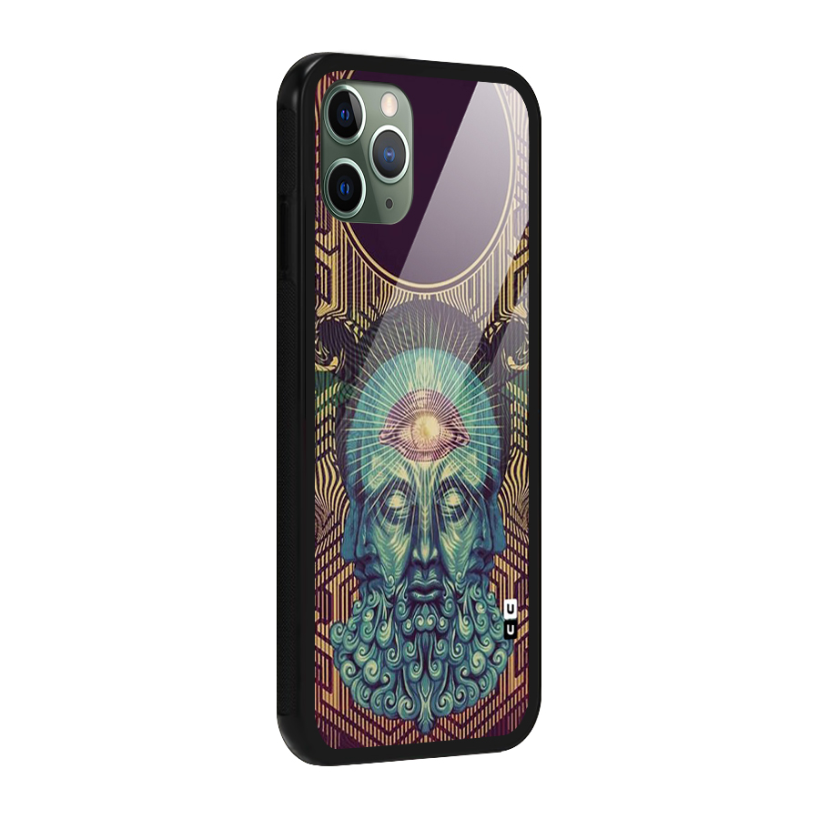 Eye Design Glass Back Case for iPhone 11 Pro