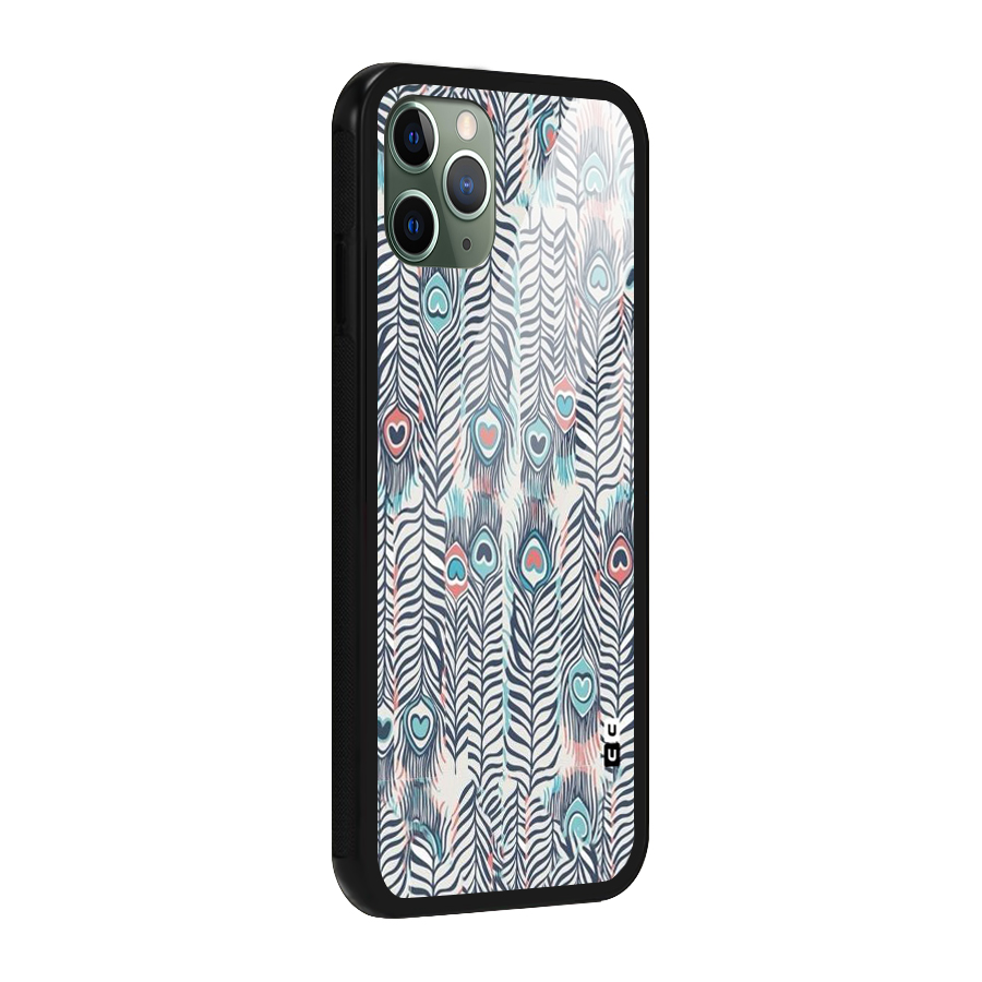 Feather Art Glass Back Case for iPhone 11 Pro
