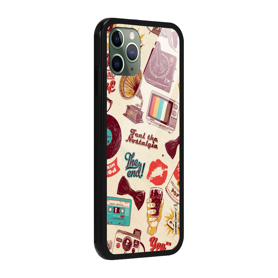 Feel The Nostalgia Glass Back Case for iPhone 11 Pro