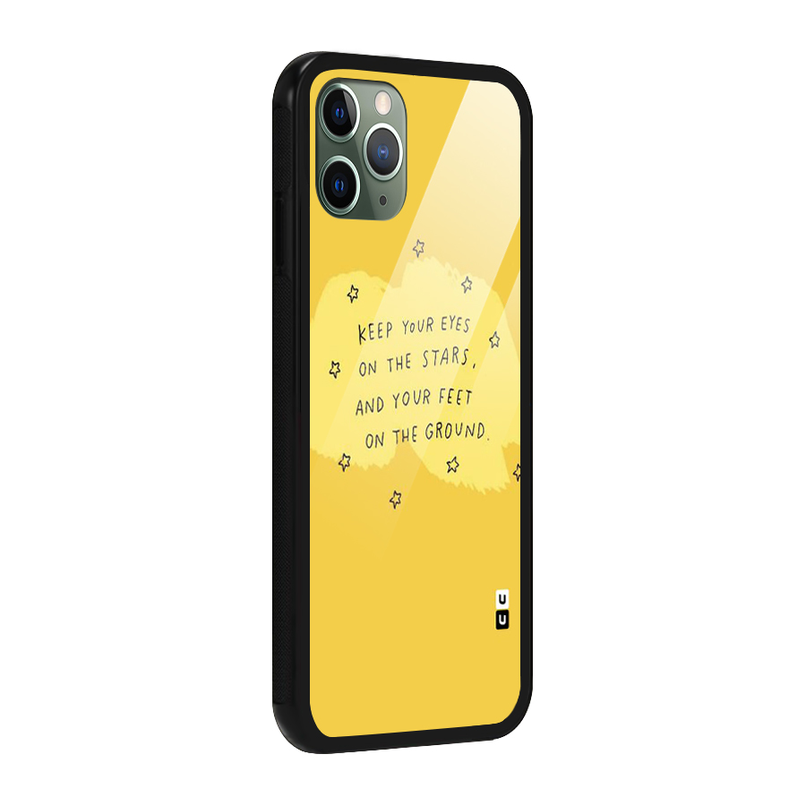 Feet On Ground Glass Back Case for iPhone 11 Pro
