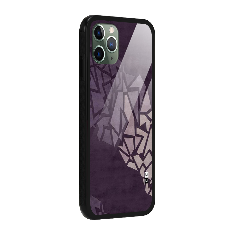 Fine Abstract Glass Back Case for iPhone 11 Pro