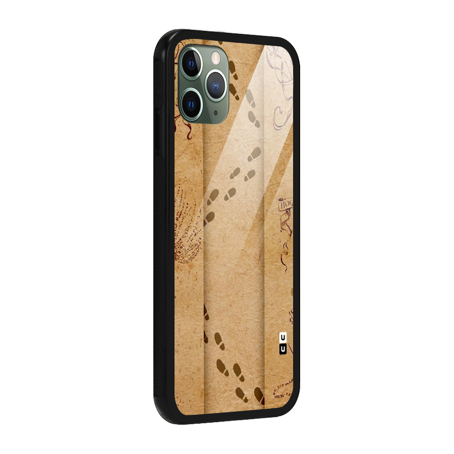 Footsteps Glass Back Case for iPhone 11 Pro