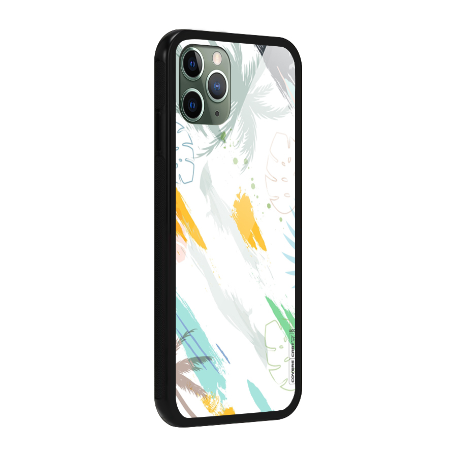 Fresh Colors Splash Glass Back Case for iPhone 11 Pro