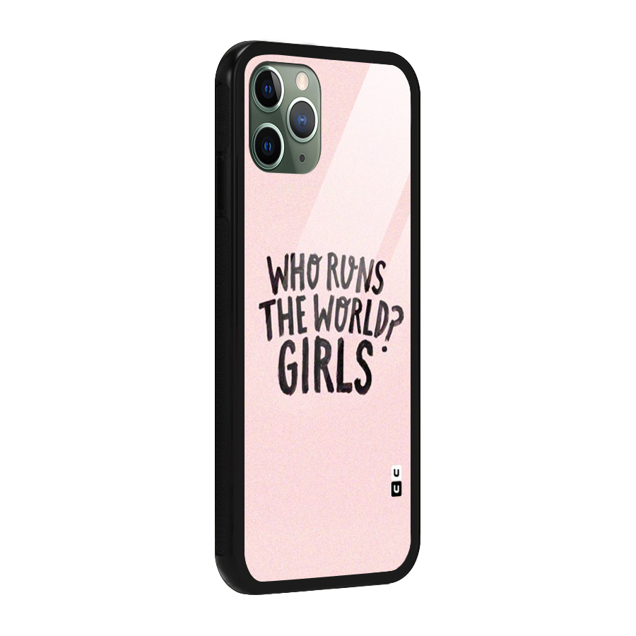 Girls World Glass Back Case for iPhone 11 Pro