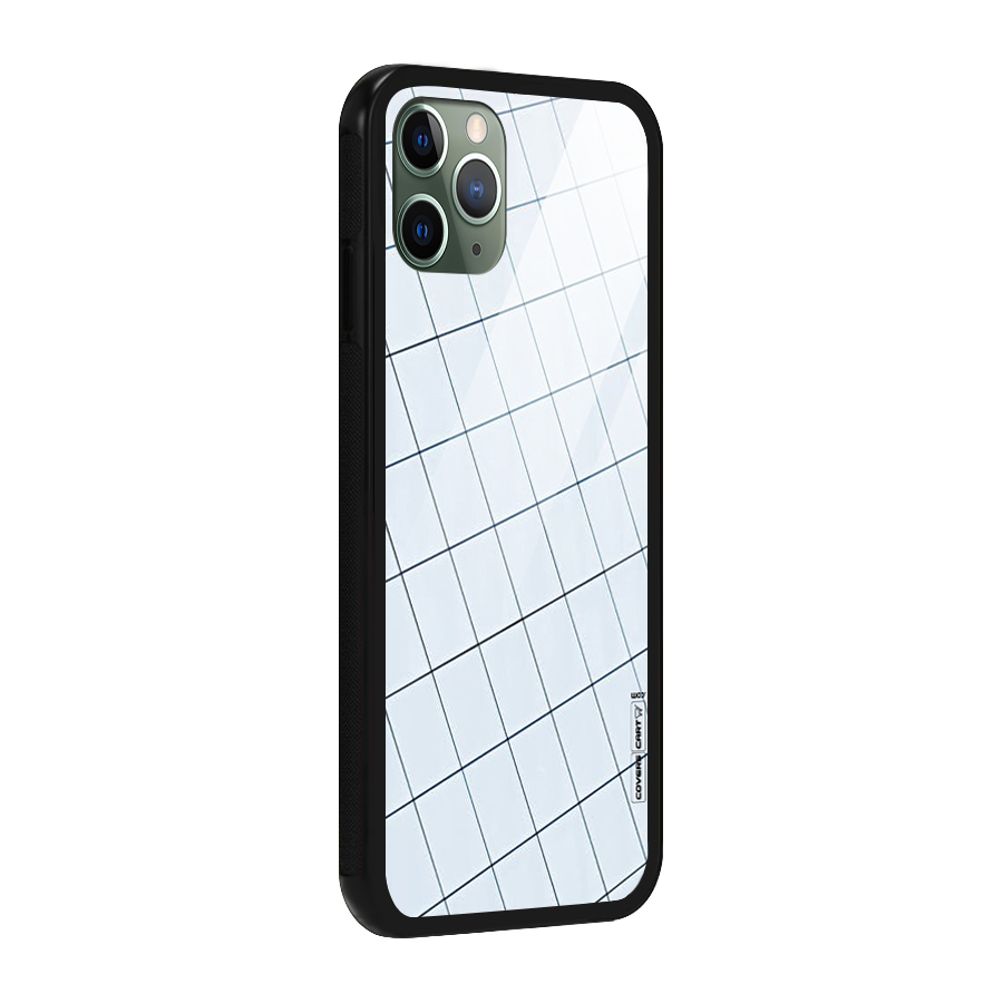 Glass Square Wall Glass Back Case for iPhone 11 Pro