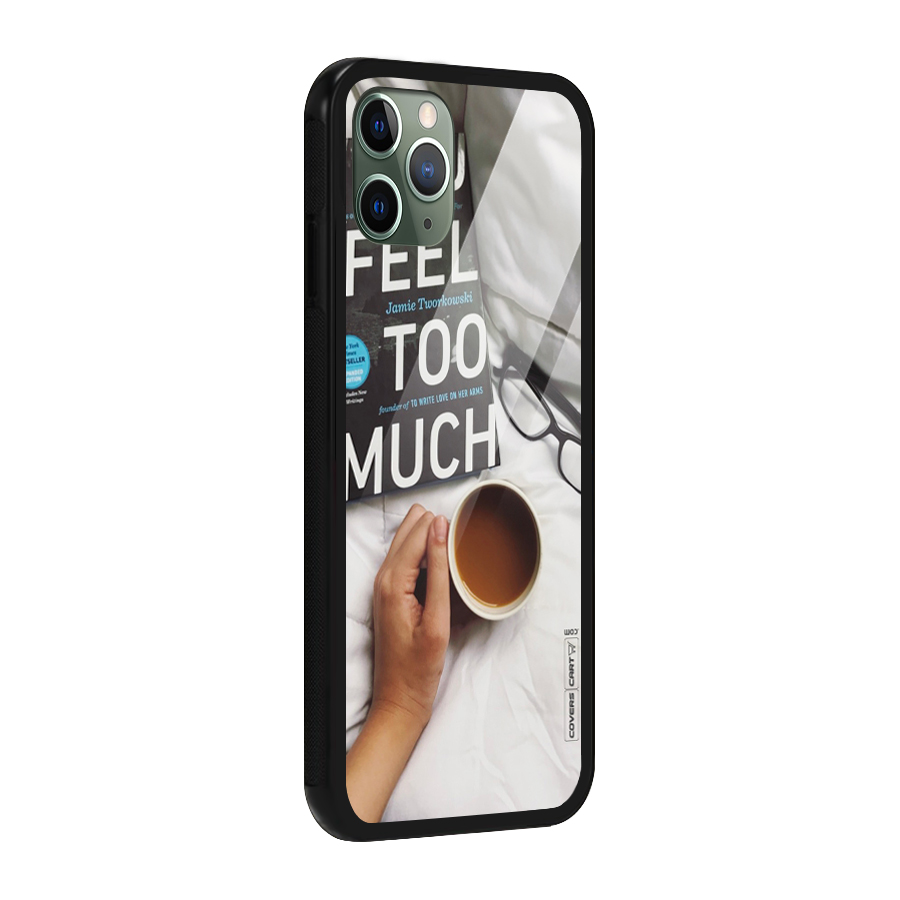 Good Reads And Coffee Glass Back Case for iPhone 11 Pro