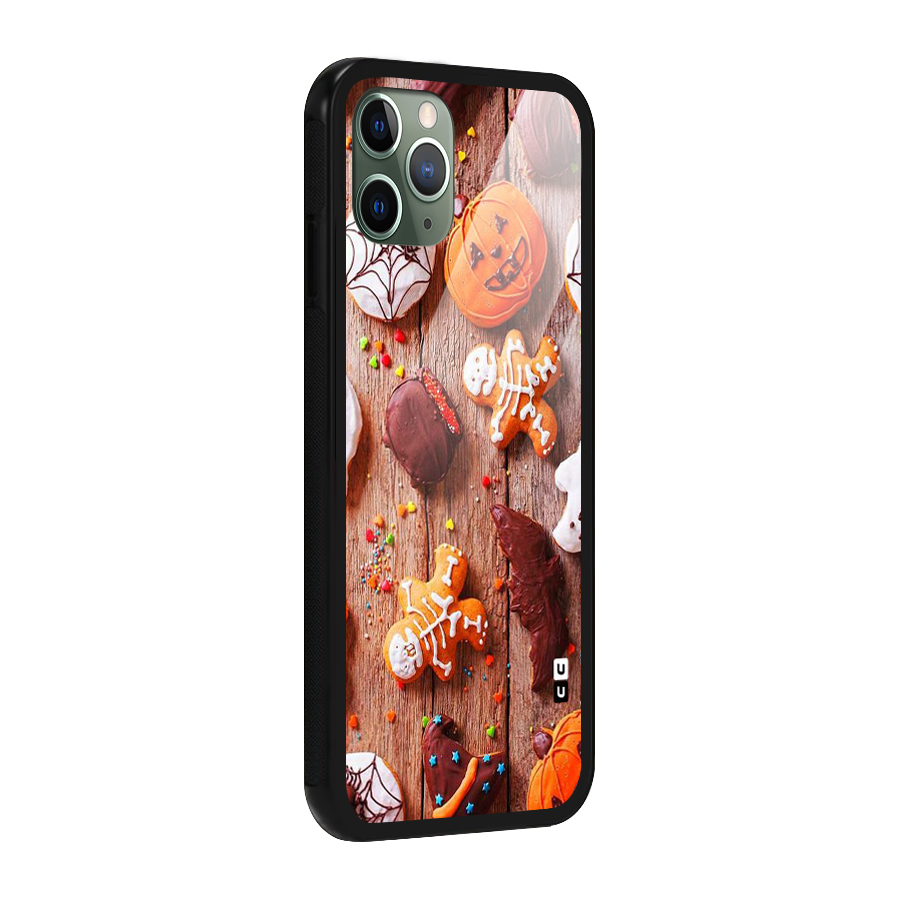 Halloween Chocolates Glass Back Case for iPhone 11 Pro