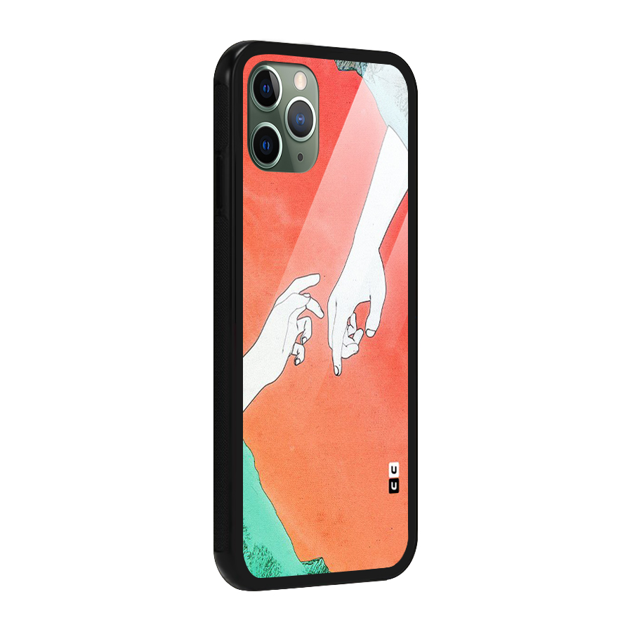 Hand Paint Drawing Glass Back Case for iPhone 11 Pro