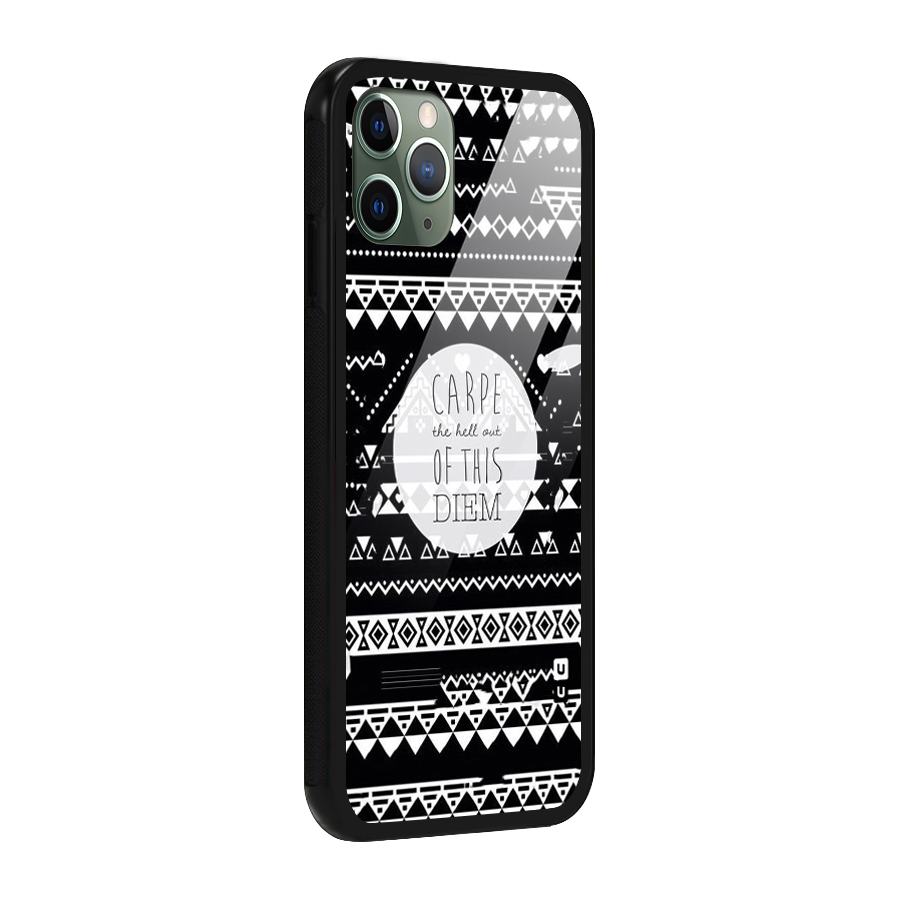 Hell Diem Glass Back Case for iPhone 11 Pro