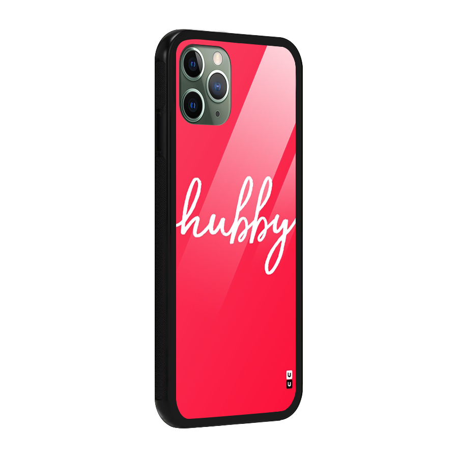 Hubby Glass Back Case for iPhone 11 Pro
