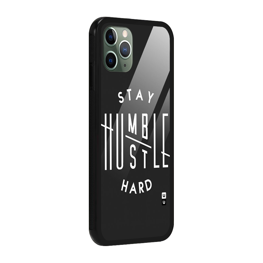 Hustle Hard Glass Back Case for iPhone 11 Pro