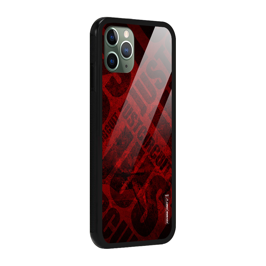 Just Circuit Glass Back Case for iPhone 11 Pro