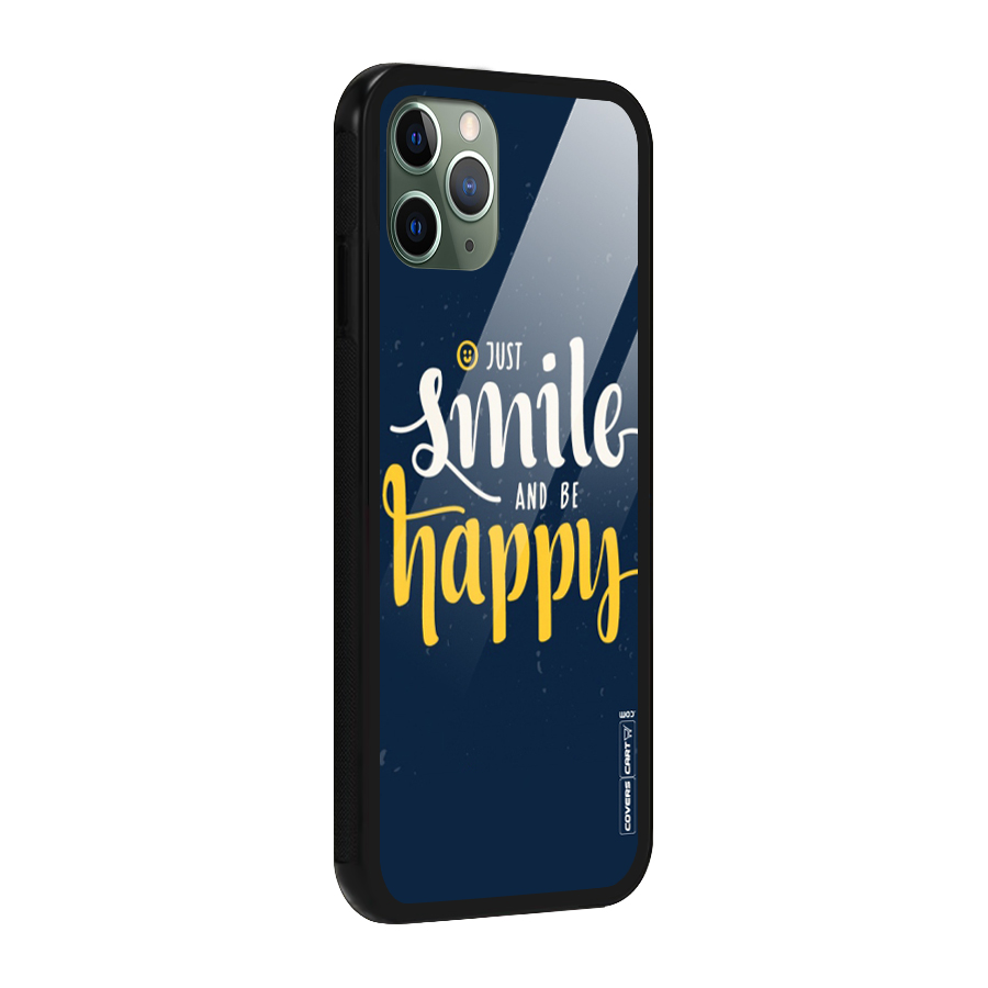 Just Smile Glass Back Case for iPhone 11 Pro