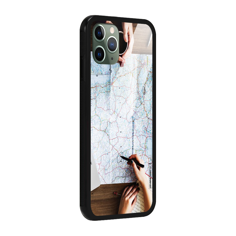 Just Travel Glass Back Case for iPhone 11 Pro
