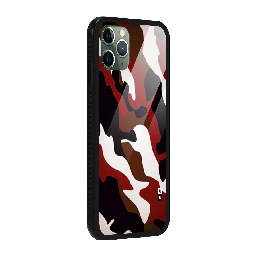 Leapord Pattern Glass Back Case for iPhone 11 Pro