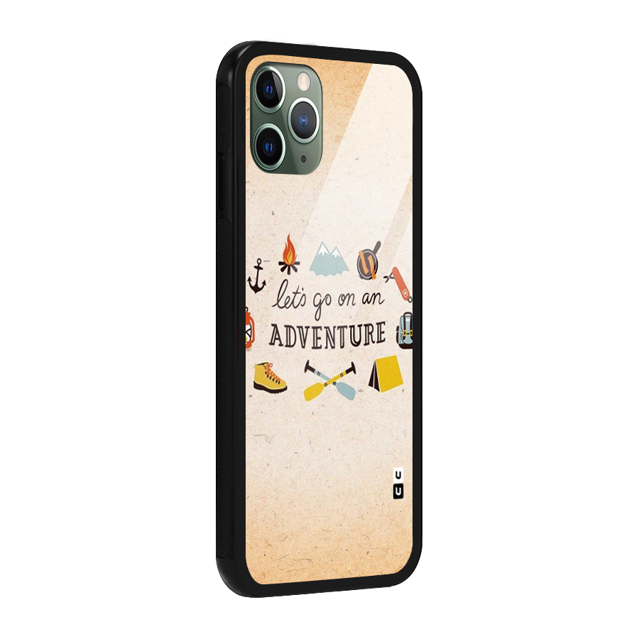 Lets Adventure Life Glass Back Case for iPhone 11 Pro