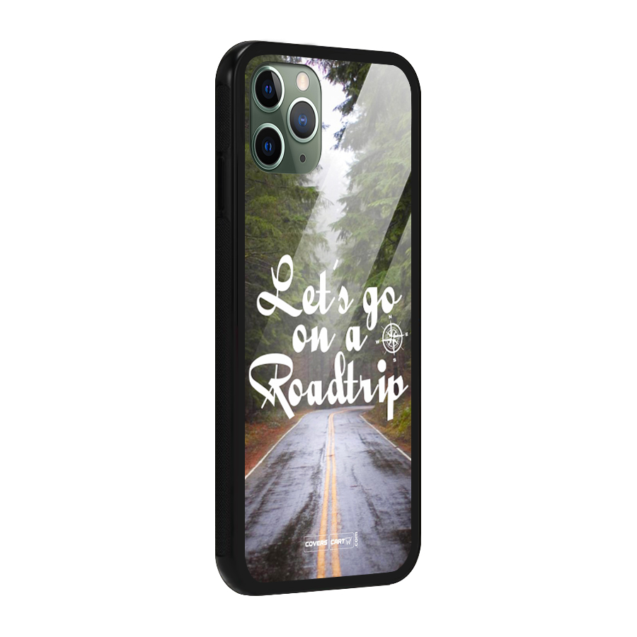 Lets go on a Roadtrip Glass Back Case for iPhone 11 Pro