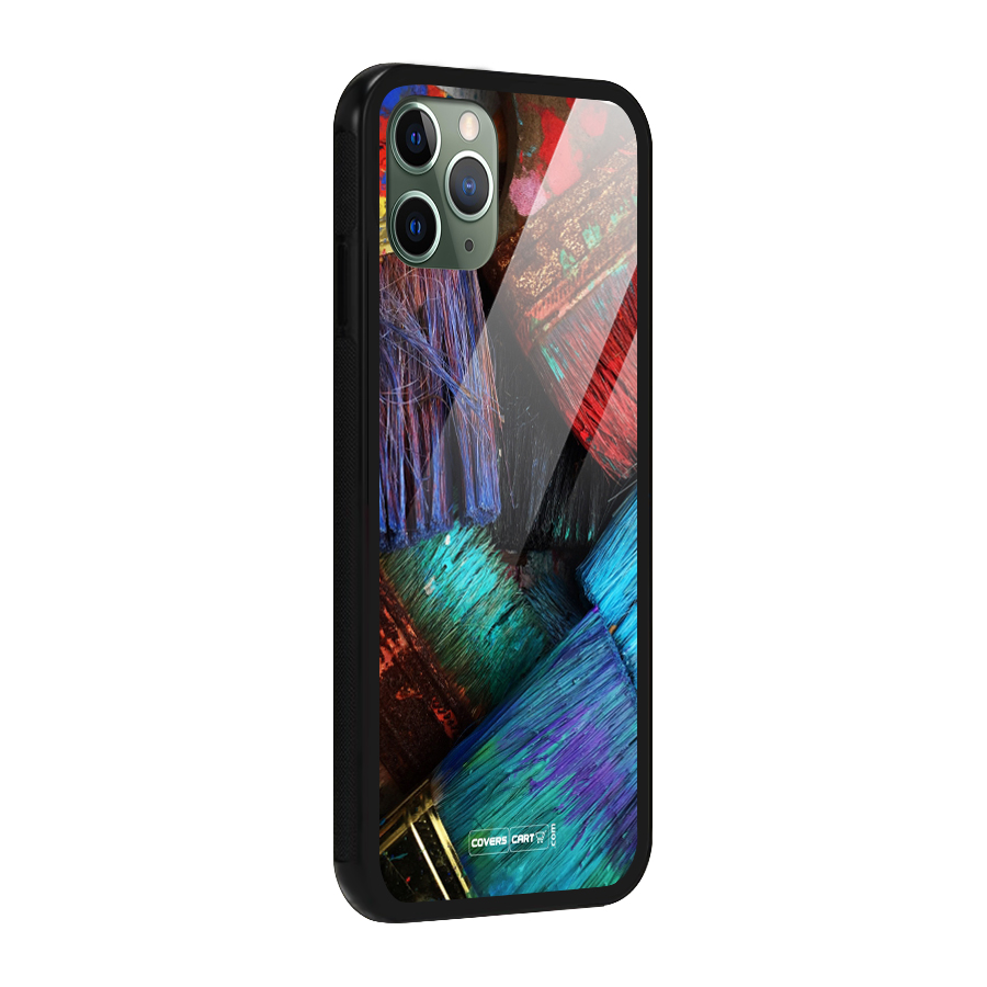Magic Brushes Glass Back Case for iPhone 11 Pro
