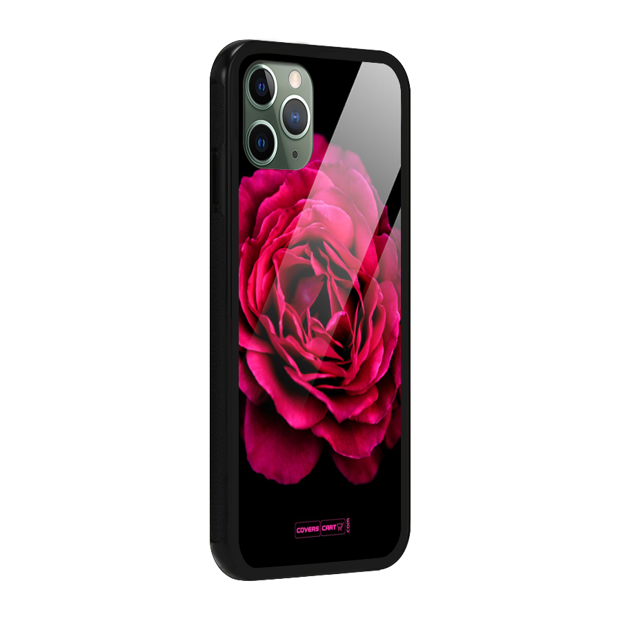 Magical Rose Glass Back Case for iPhone 11 Pro
