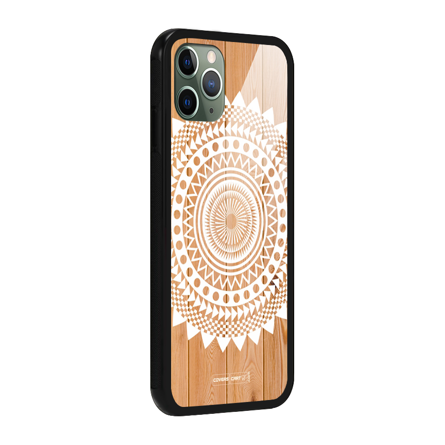Mandala Design Glass Back Case for iPhone 11 Pro