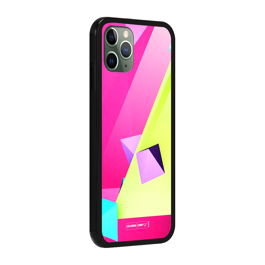 Motion Triangles Glass Back Case for iPhone 11 Pro