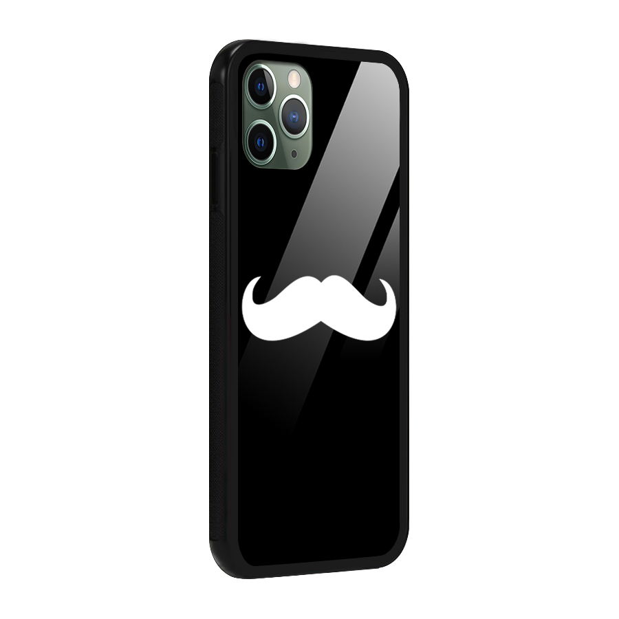 Moustache Love Glass Back Case for iPhone 11 Pro